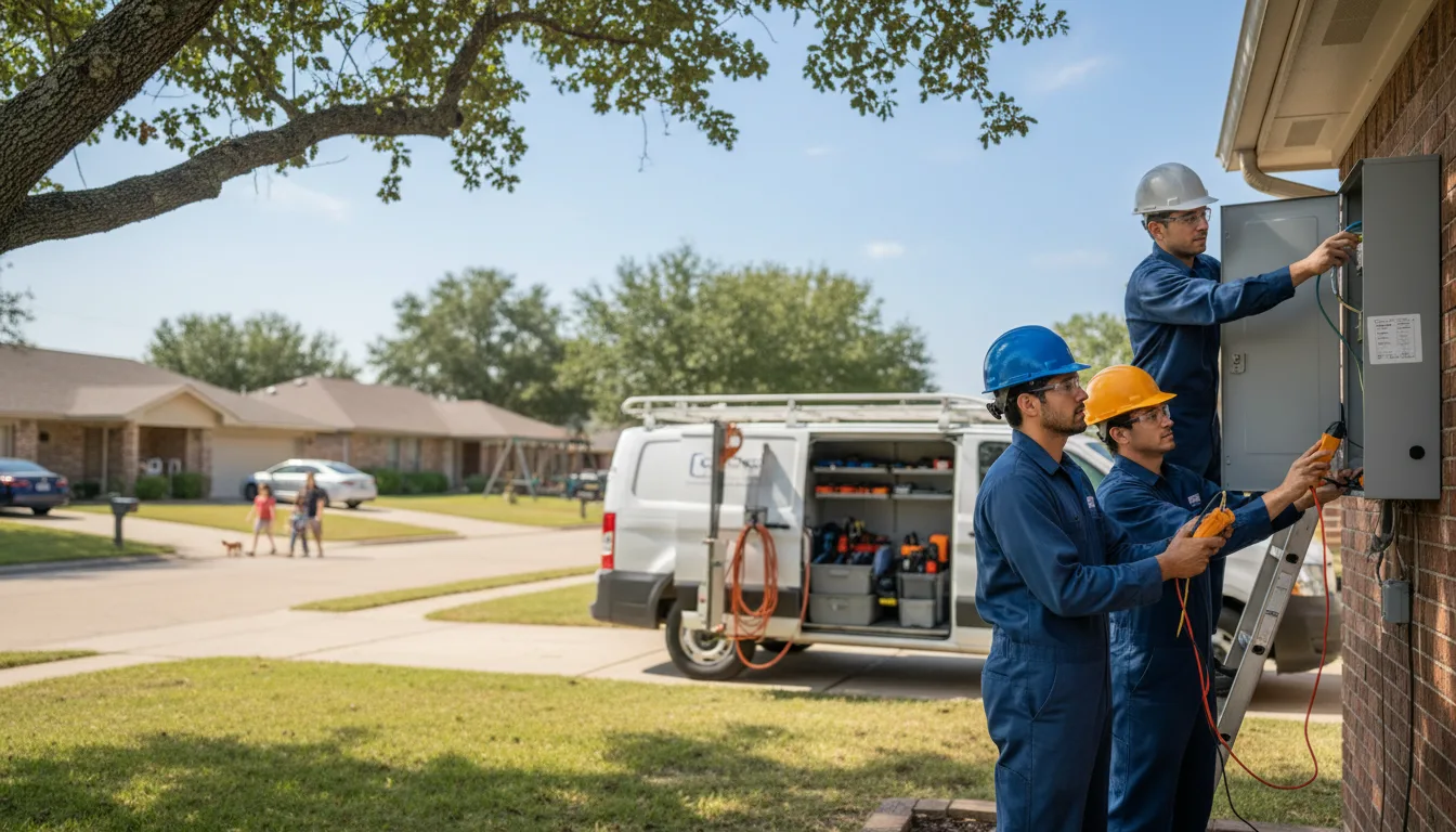Certified electrician providing emergency electrical services in Schleswig, IA